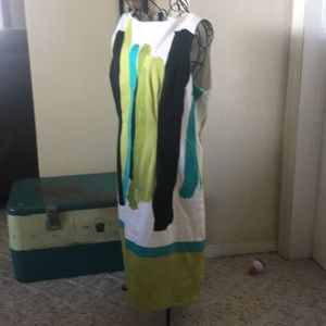 Abstract dress size 12 summer fun